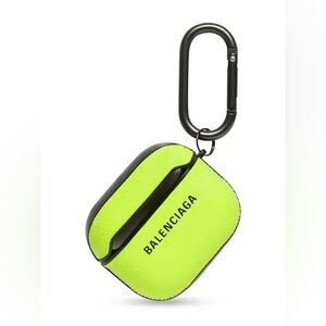 New Balenciaga Cash Hard EarPods Case AirPods Pro Leather Calfskin Made In Italy